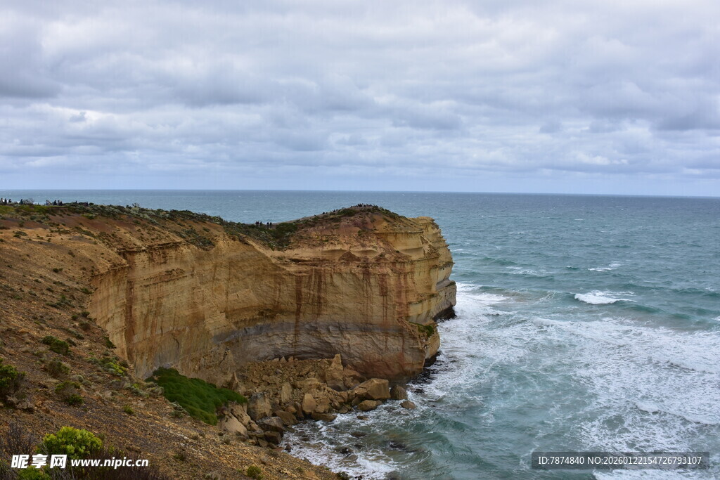 海岸悬崖美景