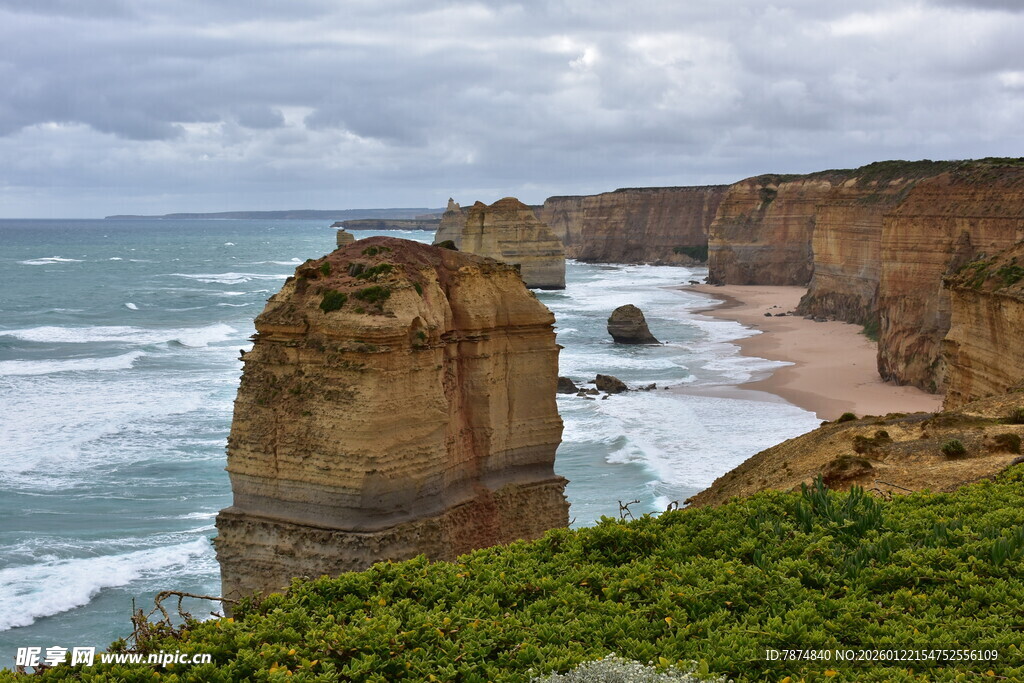 大洋路壮观海岸风景