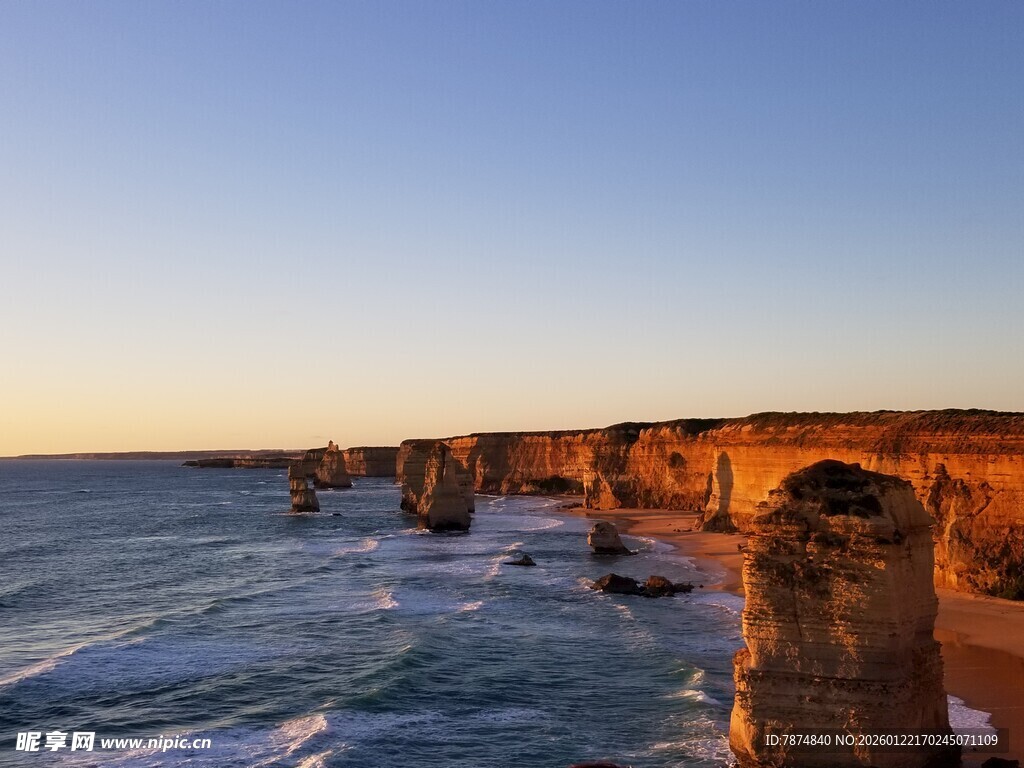 大洋路十二使徒岩壮丽景观