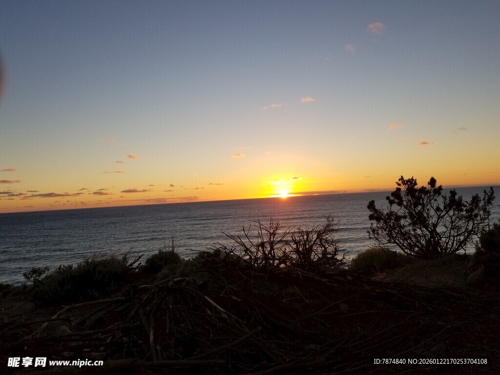 海边日落美景