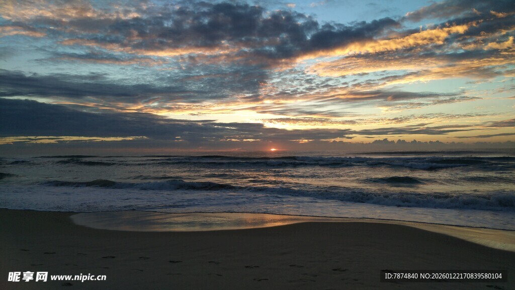 海边日落美景