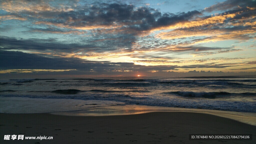海边日落美景