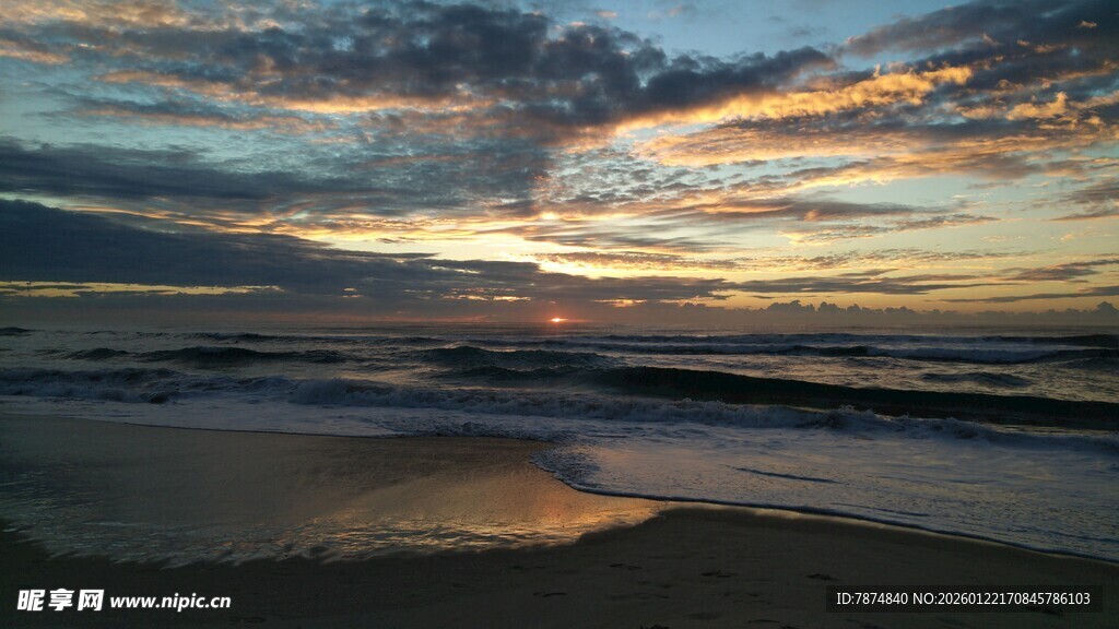 海边日落美景