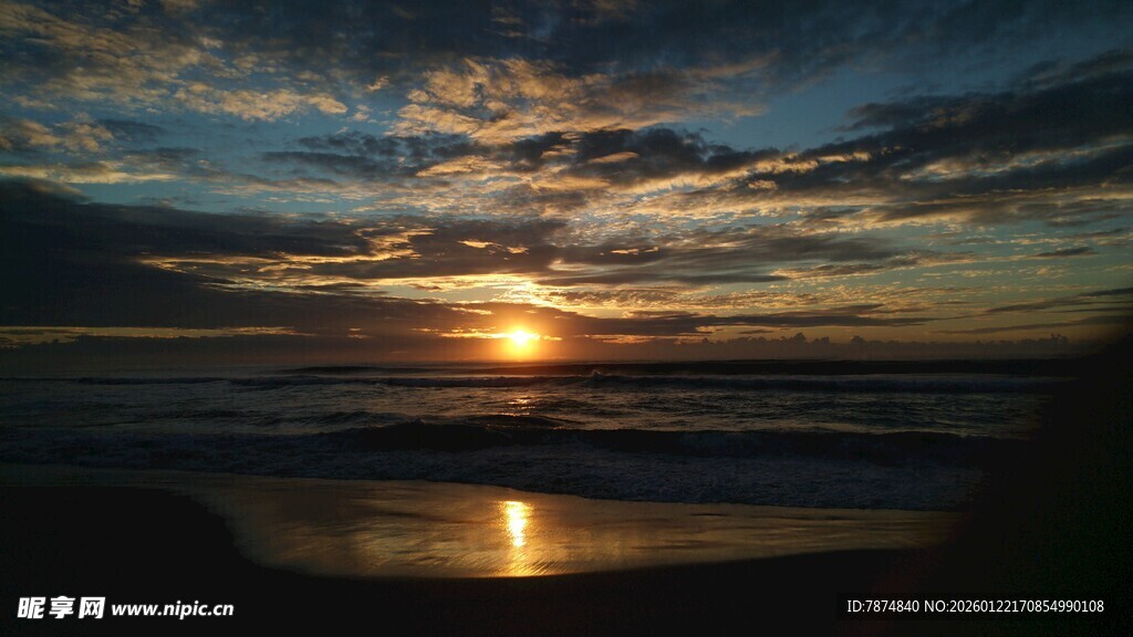 海边日落美景