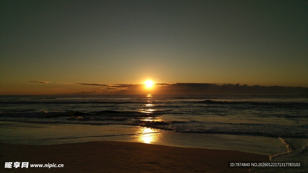 海边日落美景