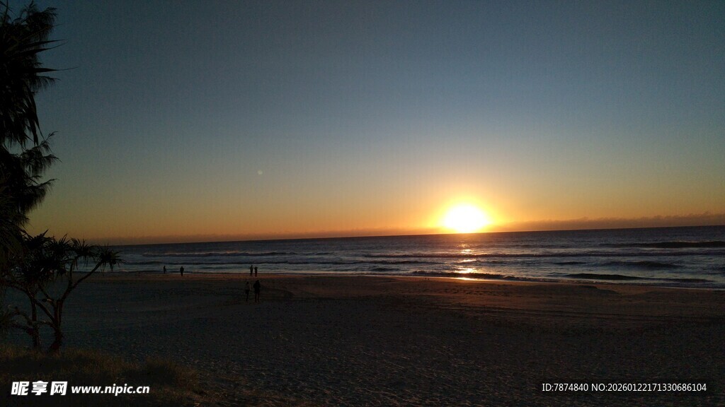 海边日落美景