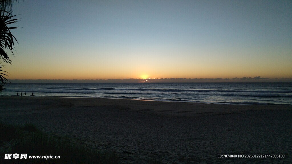 海边日落美景