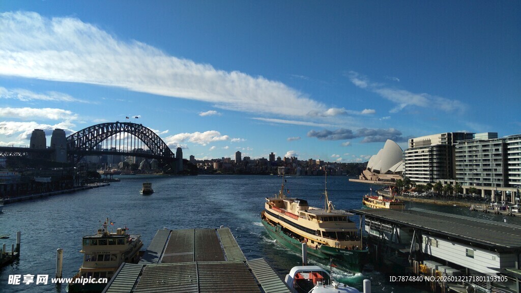 悉尼港湾风光