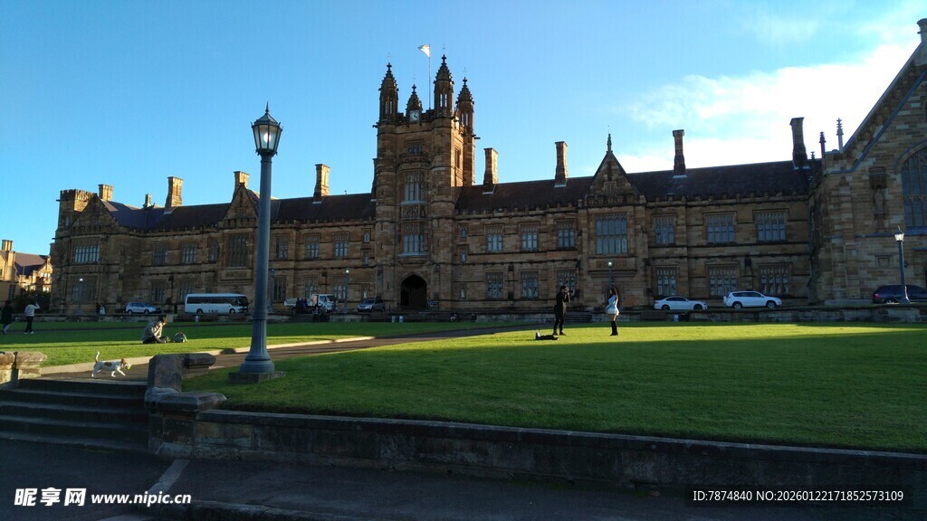 悉尼大学宏伟建筑景观