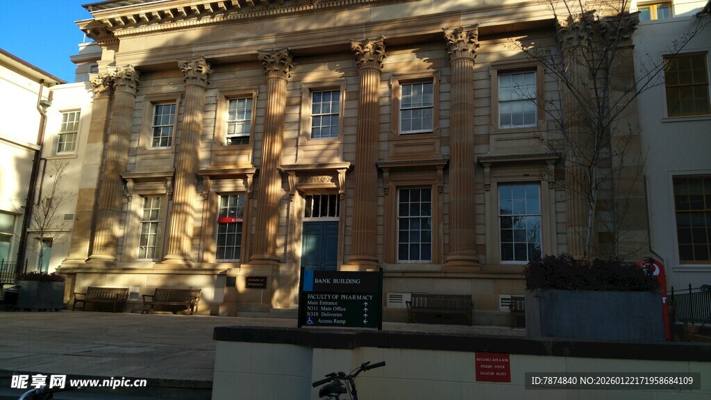 古老欧式建筑外观