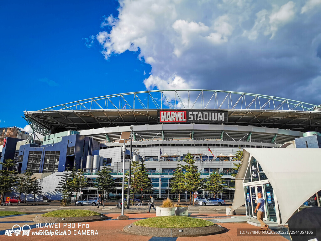 现代体育场外观景观