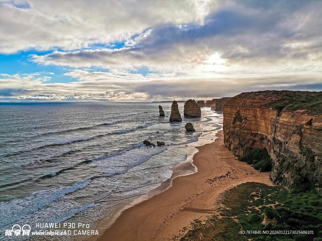 大洋路十二使徒岩美景