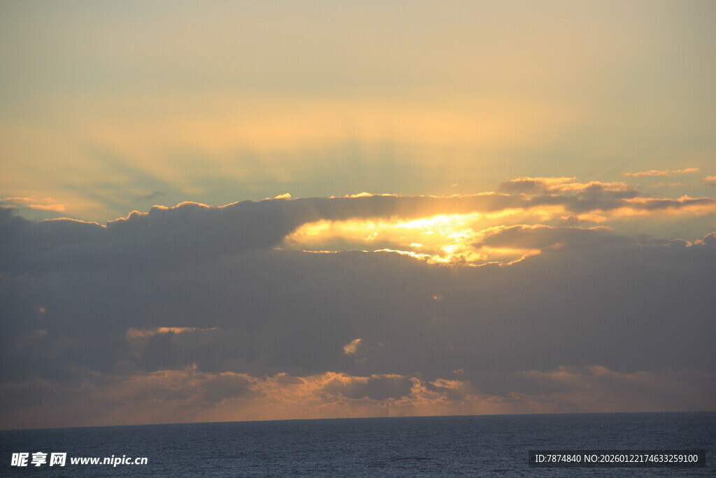 海上日落美景