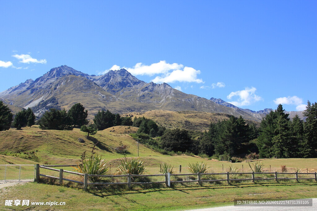 新西兰山间美景