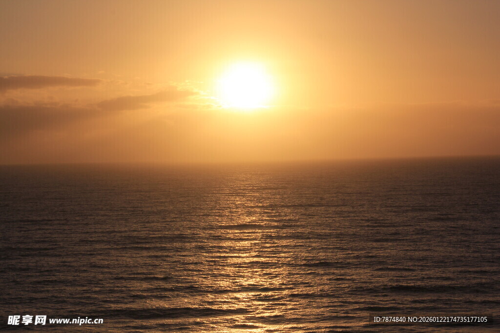 海上落日美景