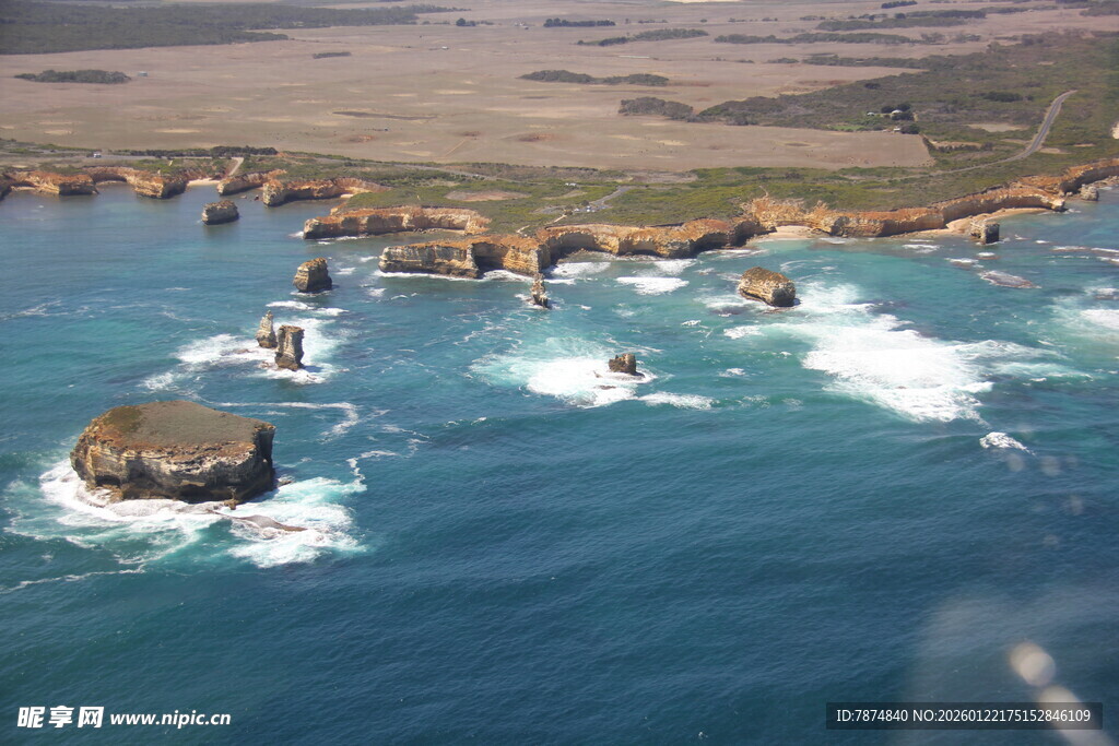 大洋路十二使徒岩海景