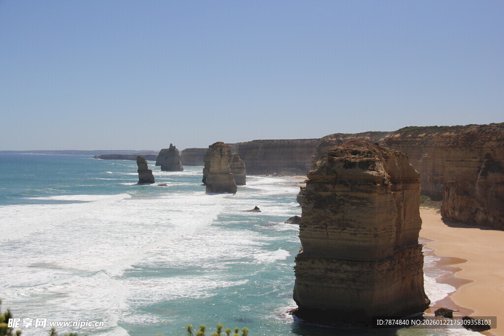 大洋路壮丽海岸景观