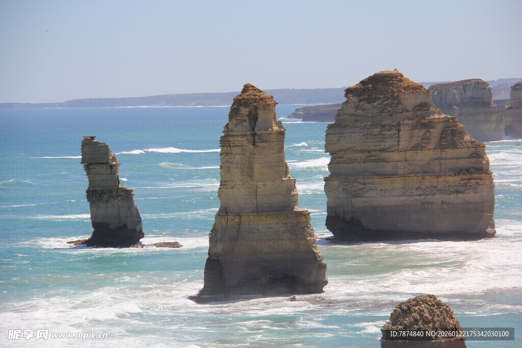 大洋路壮观的十二使徒岩