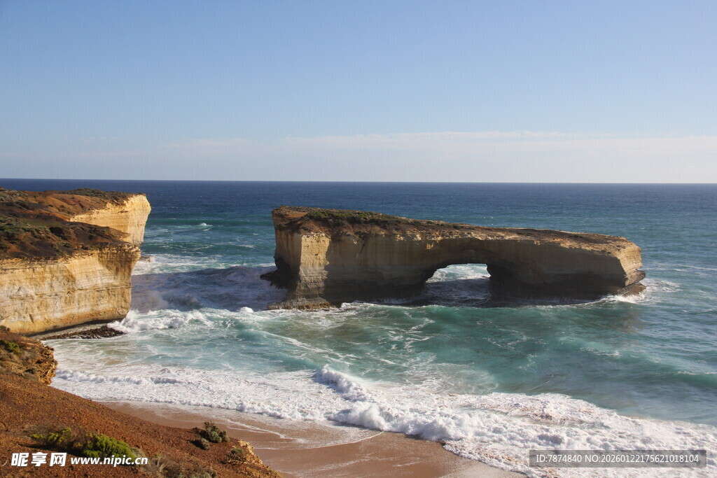 大洋路海景天然石拱门