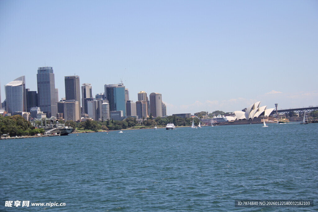 悉尼城市与海港风光