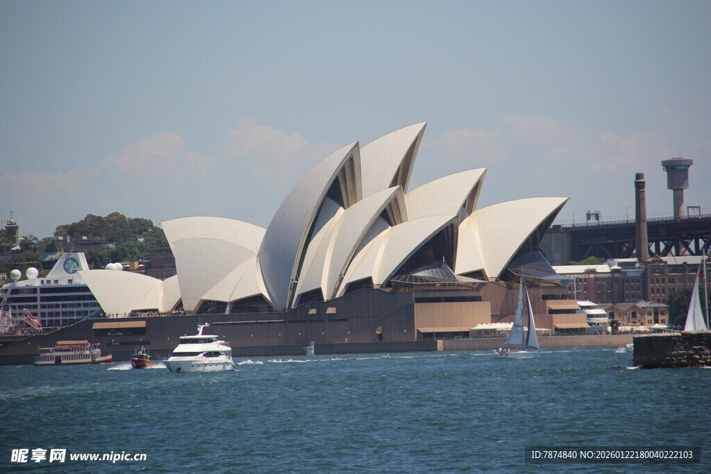 悉尼歌剧院海滨风光