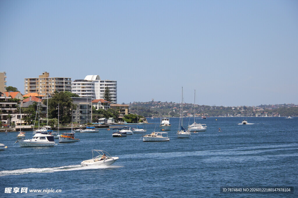 海滨城市的水上风光