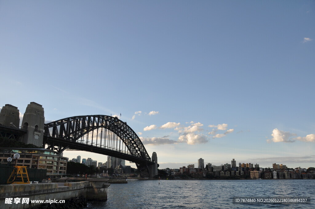 悉尼歌剧院与海港大桥景观