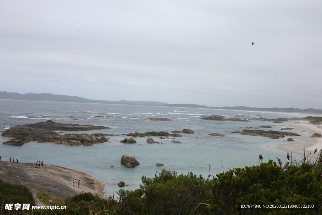 海边岛屿风光景色