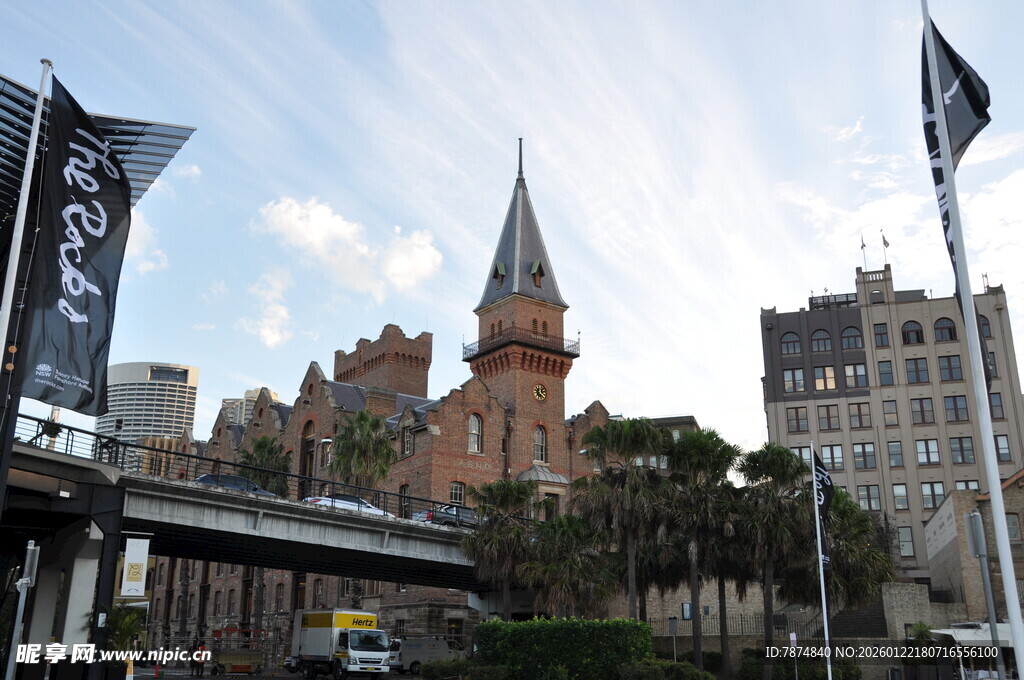 城市中的古典建筑景观