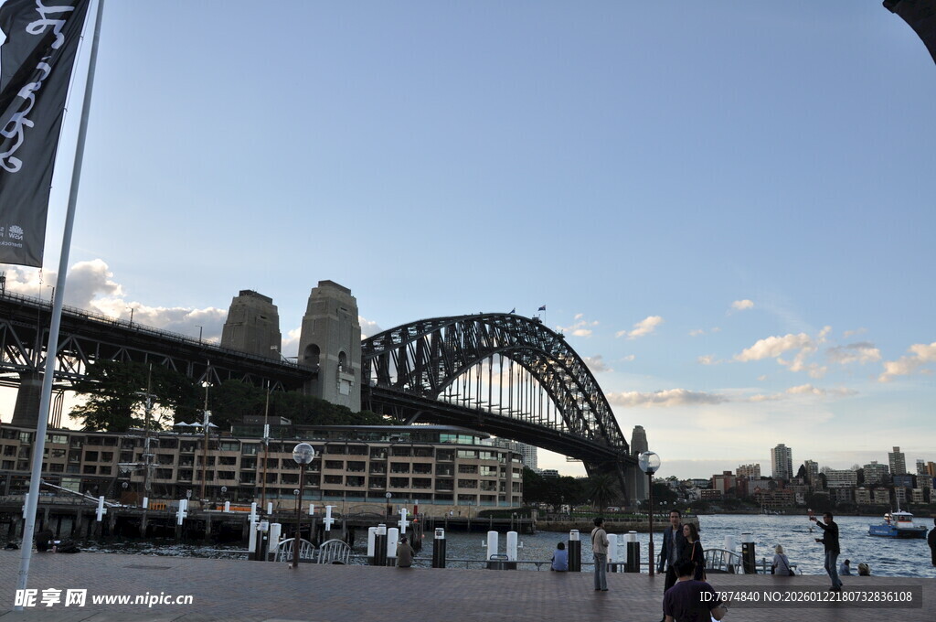 悉尼歌剧院与海港大桥景观