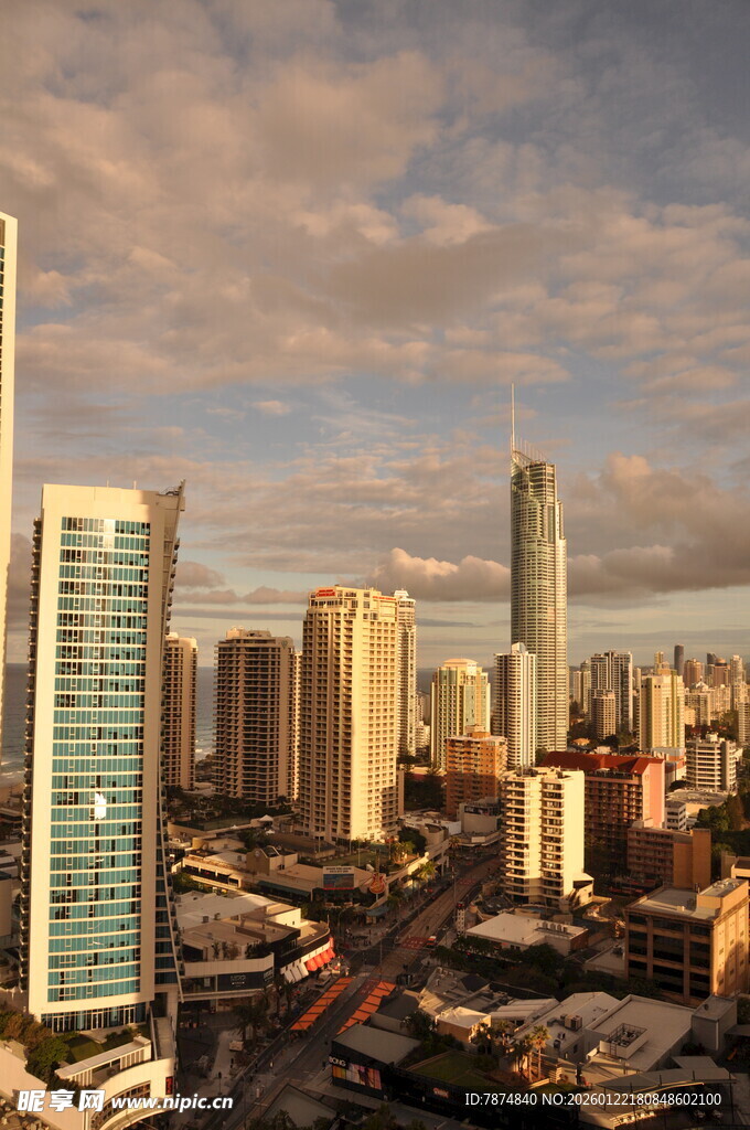 城市天际线景观