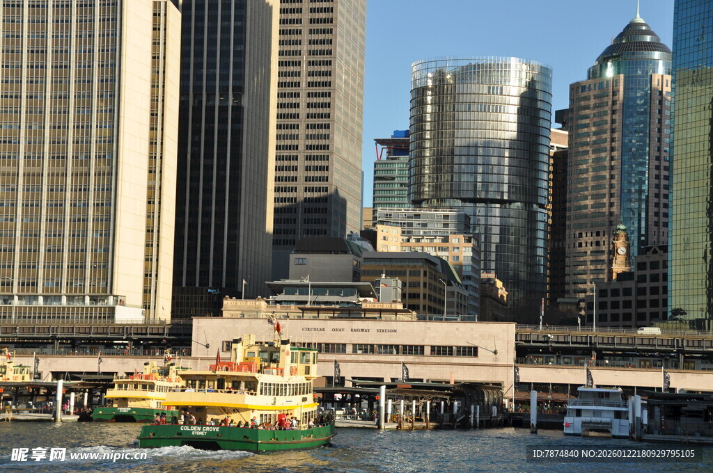 悉尼城市滨水风景