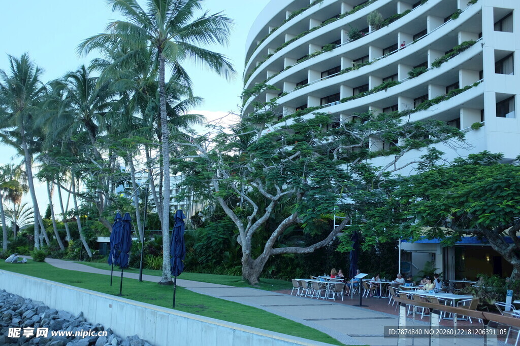 海滨度假酒店优美景观