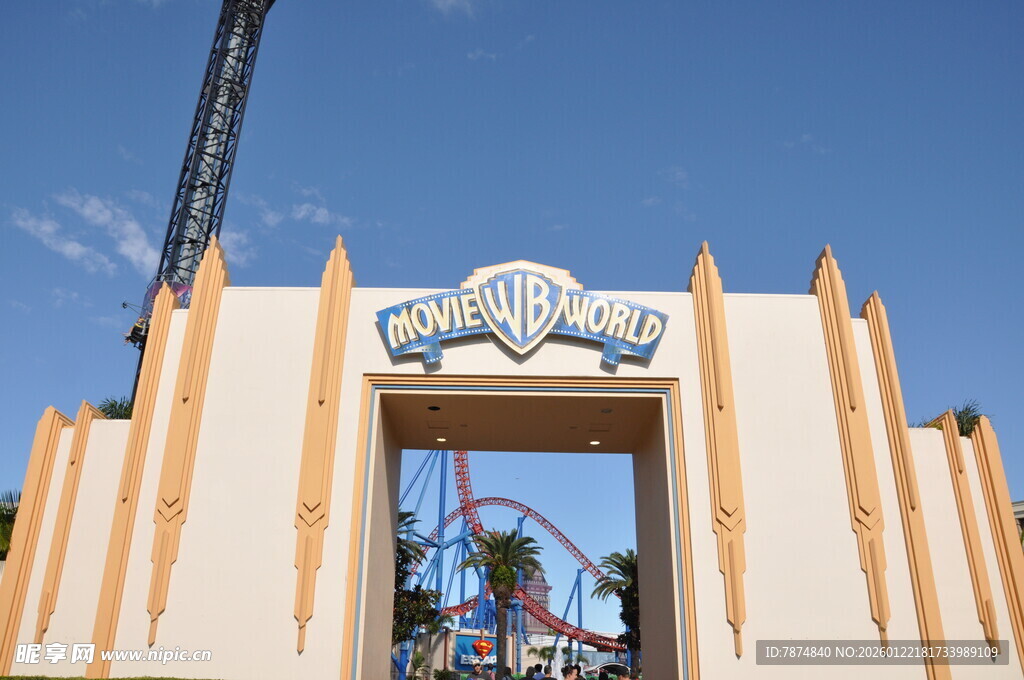 复古风格拱门入口景观