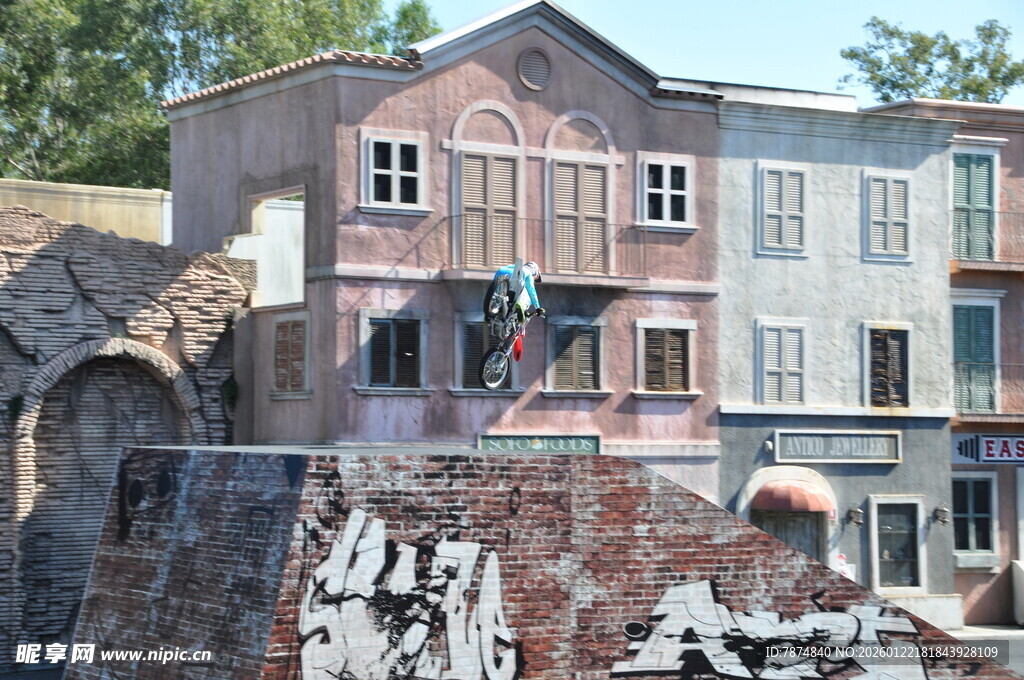 复古风格建筑场景模型