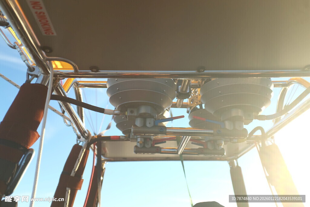 工业设备内部构造特写