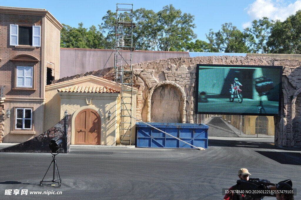 复古风格户外场景布置