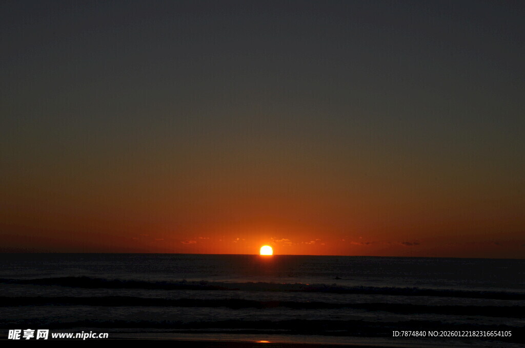 海上日落美景