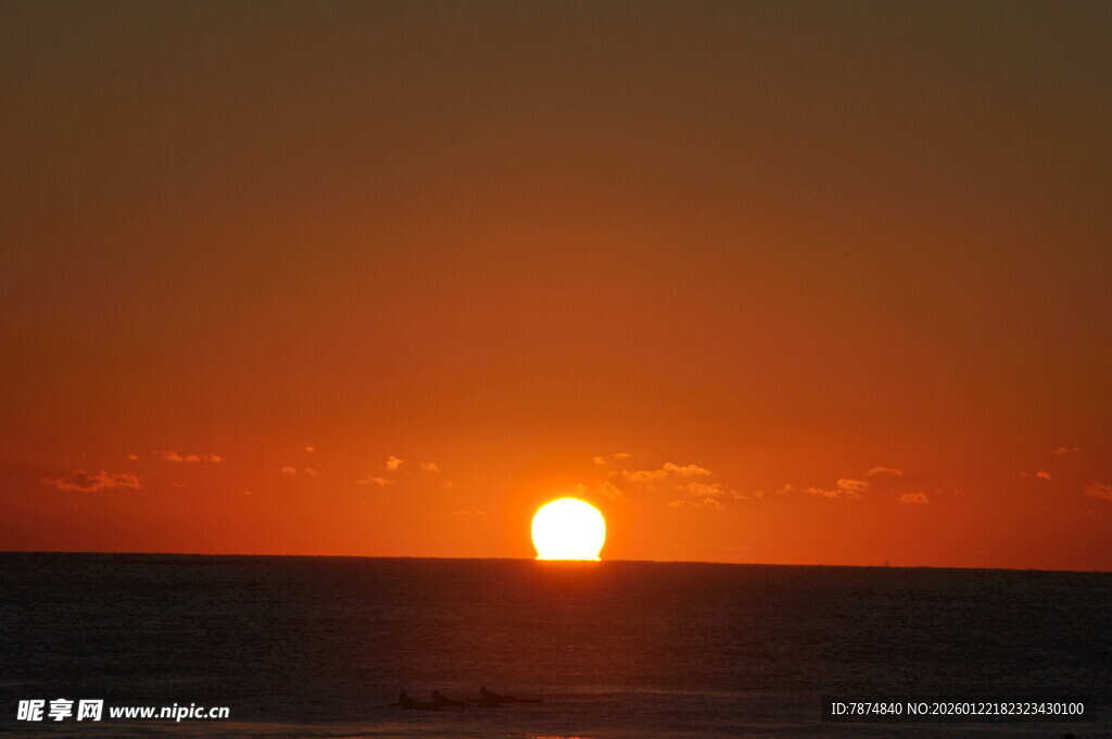 海上日落美景