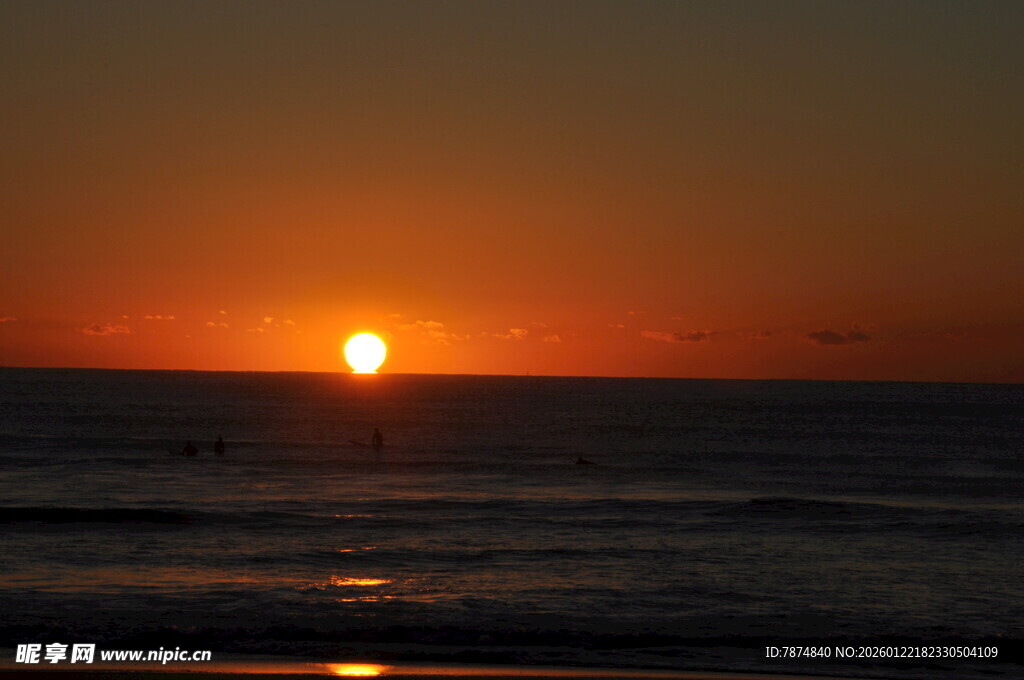 海上日落美景