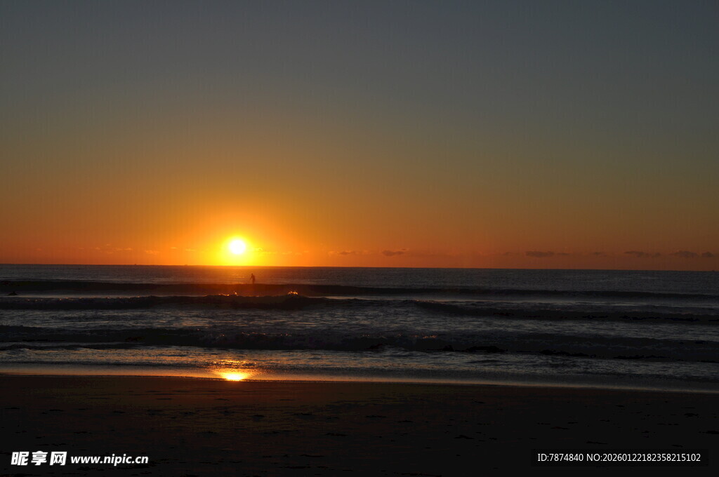 海边日落美景