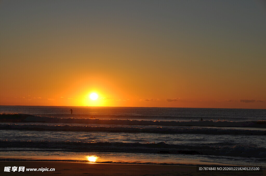 海边日落美景
