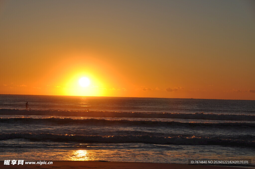海上日落美景