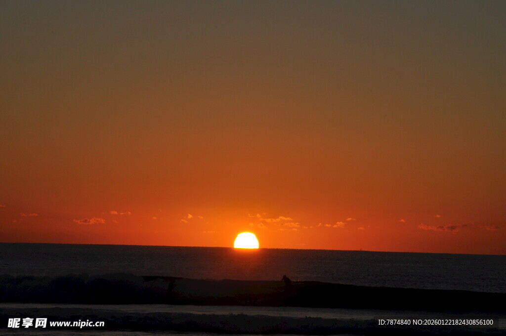 海上日落美景