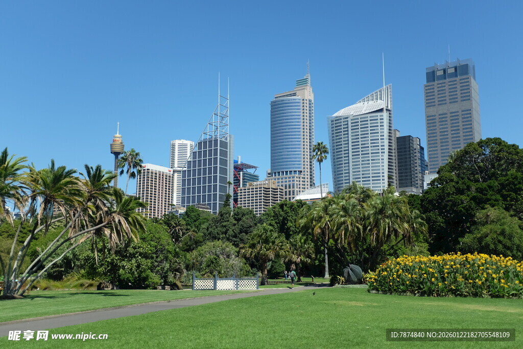 悉尼城市景观与绿地风光