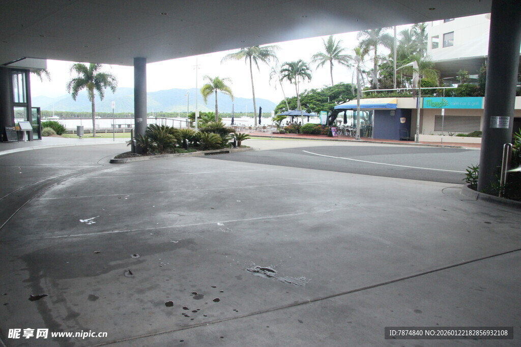海滨露天场地景观