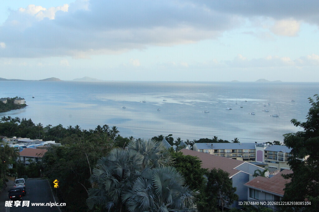 海滨城市美丽景致