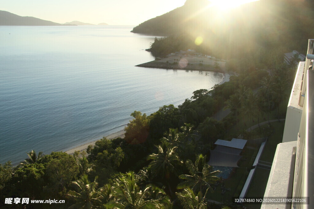 海景阳台 阳光与自然之美