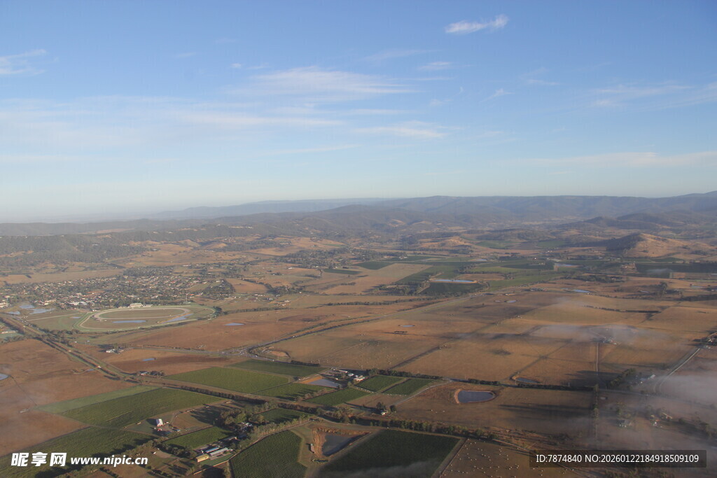 高空俯瞰大地景观