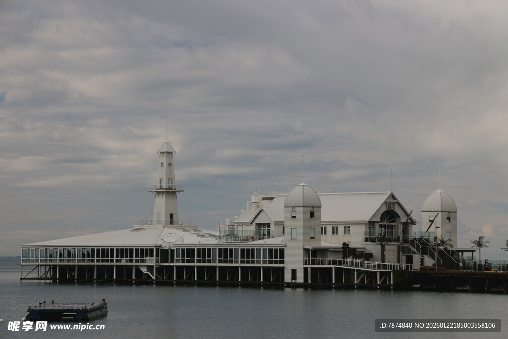 海滨码头建筑景观